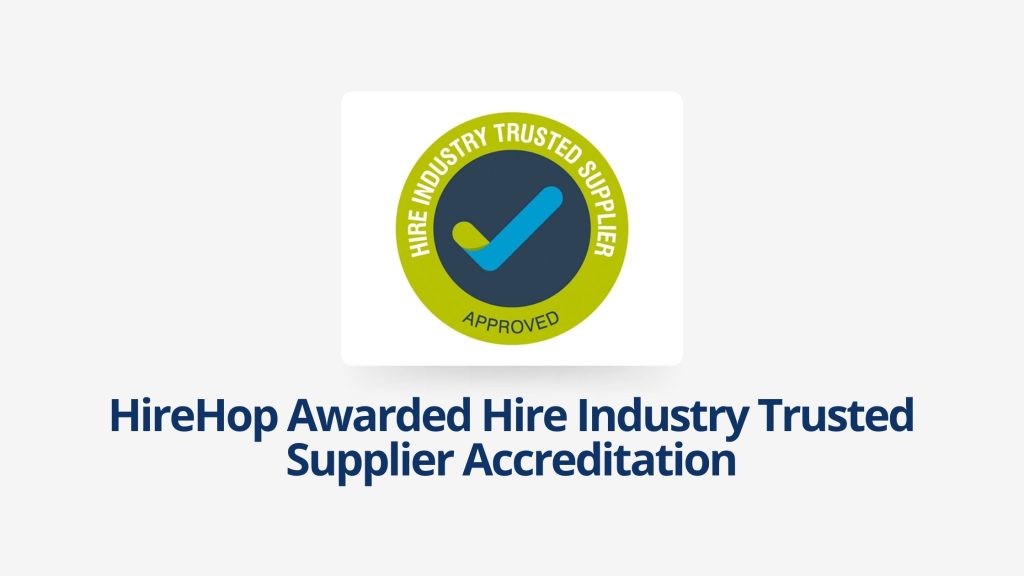 HireHop Awarded Hire Industry Trusted Supplier Accreditation | Hirehop